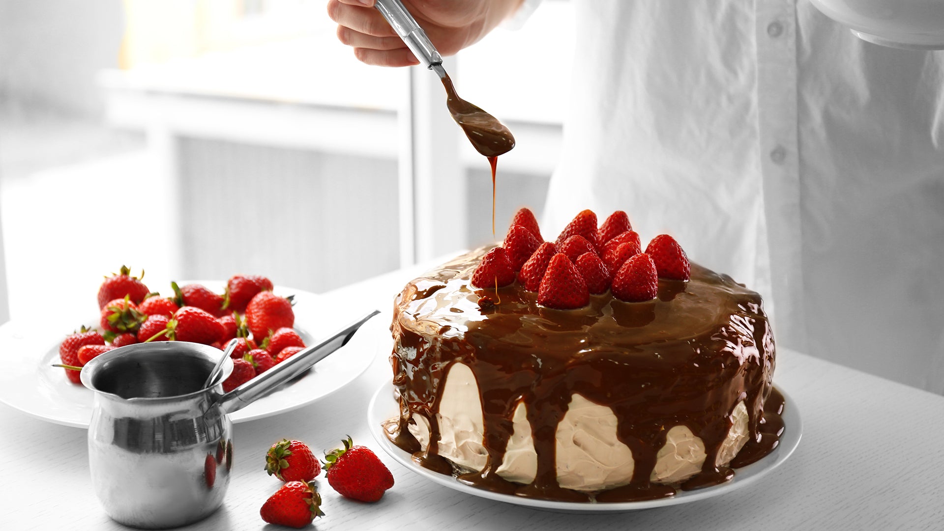 Full creamy cake
